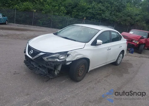 2017 Nissan Sentra S/Sv/Sr/Sl из США, поврежденный, VIN 3N1AB7AP7HY325722